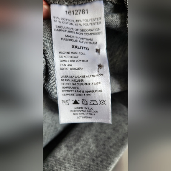 JACHS NEW YORK MEN'S SHORT SLEEVE SHIRT XXL Black NWT - Picture 9 of 14